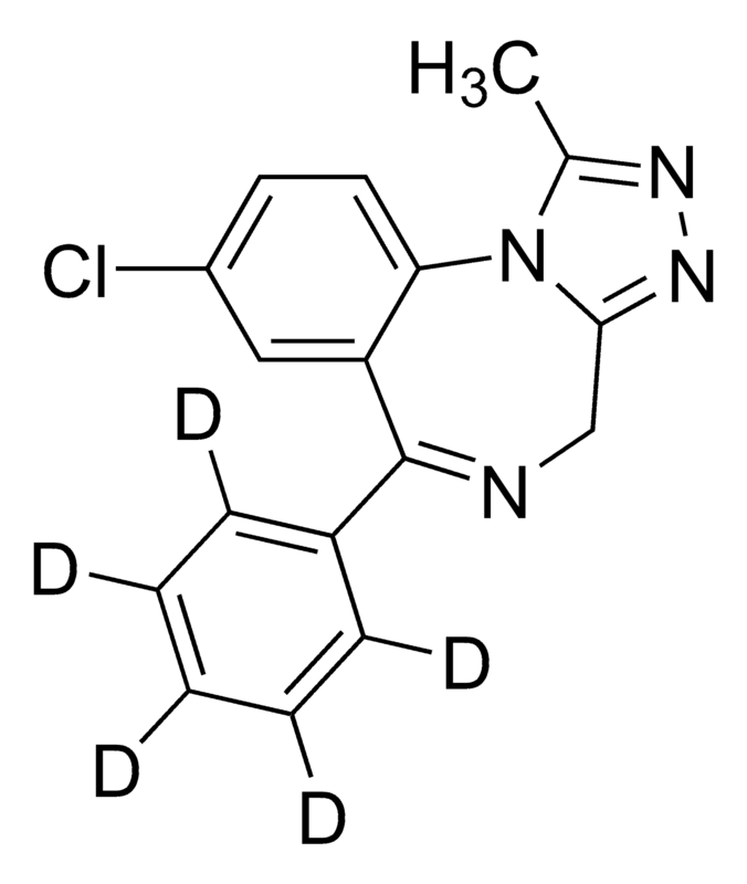 阿普唑侖-d5標(biāo)準(zhǔn)品