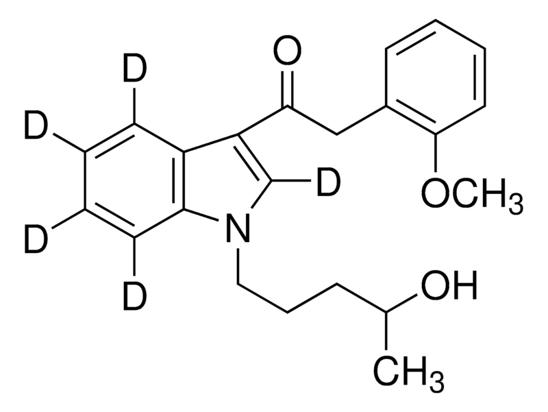 JWH-250 4-Hydroxypentyl metabolite-D5標準品